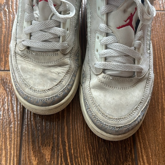 JORDAN Mens SPIZIKE LOW | Color: SAIL/UNIVERSITY RED - Picture 3 of 6